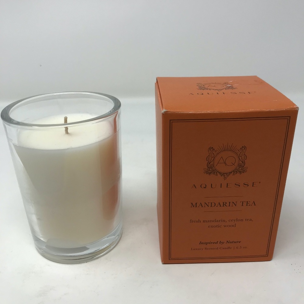 Aquiesse Mandarian Tea Candle 6.5oz